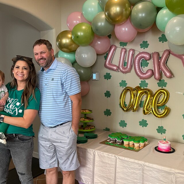 Lucky One Balloon Garland St Patricks Day 1st Birthday Party Decor